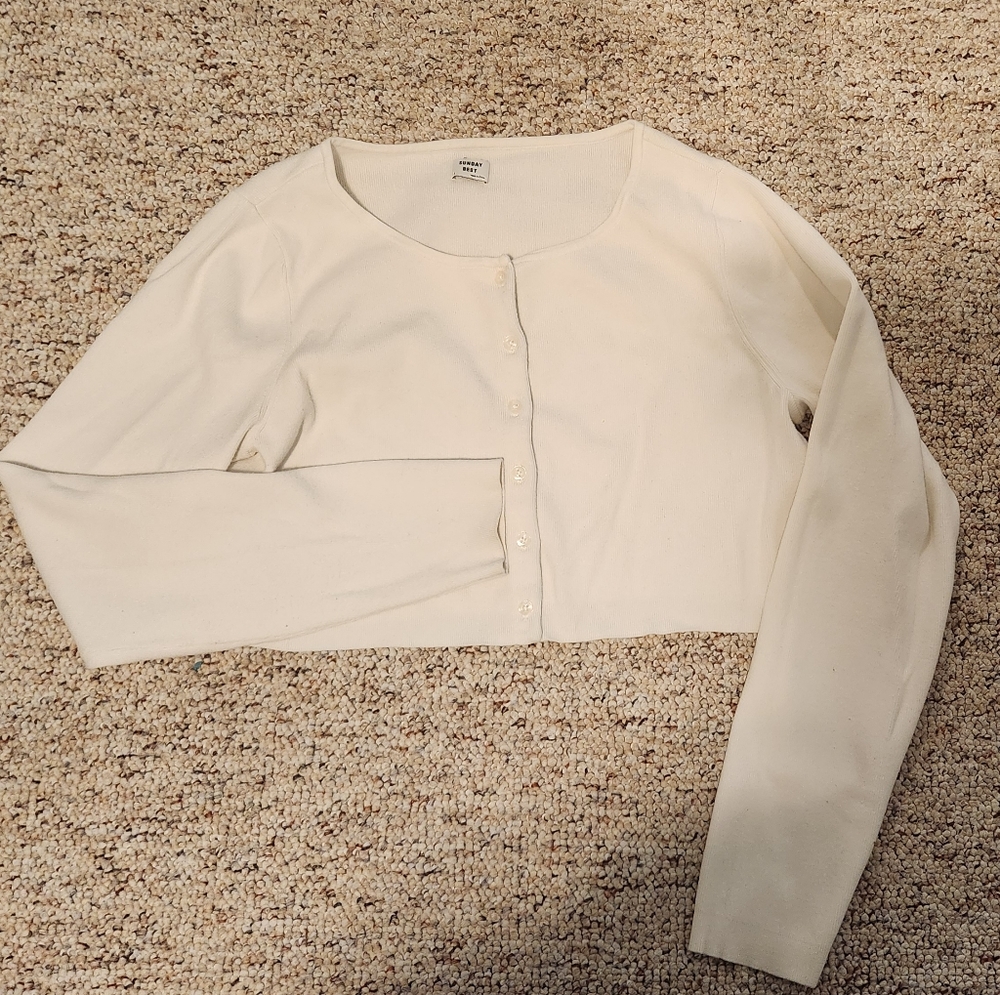 Sunday Best Cream Cardigan